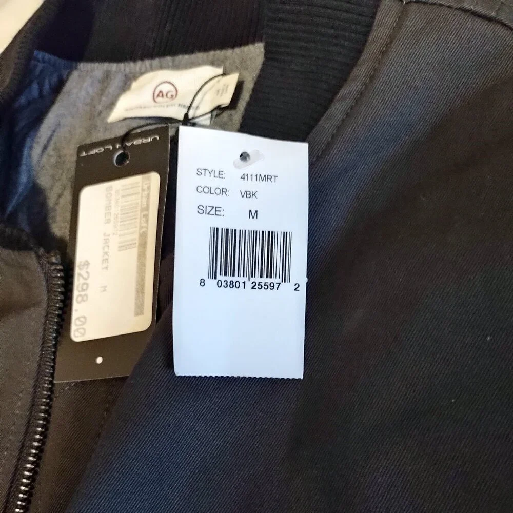 Adriano Goldschmied Men's Bomber Jacket NWT Size M - Picture 6 of 6